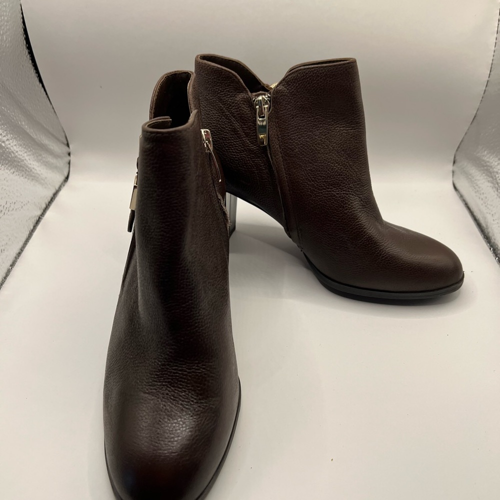 Alex Marie Dark Brown Ankle Booties